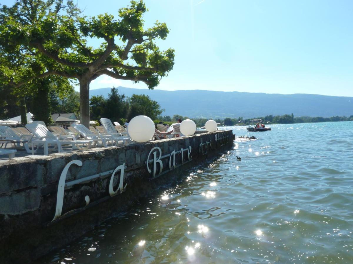 La Baie Des Voiles 3 Chambres 4 A 6 Personnes Au Bord Du Lac Plage Privee Duingt Exterior foto